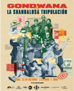 Gondwana y La Skandalosa Tripulación juntos en Mendoza
