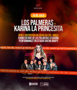 Un gran Día del Amigo junto a Karina y Los Palmeras