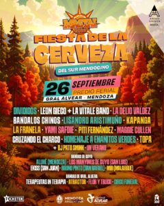 Todo confirmado para la segunda edición de la Fiesta de la Cerveza del Sur Mendocino